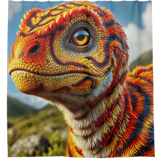 Cortina Para Box Dinossauro (Frente)