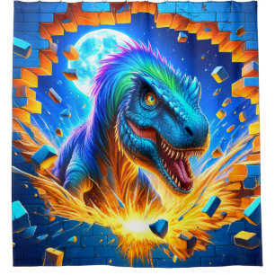 Cortina Para Box Dinossauro Arte