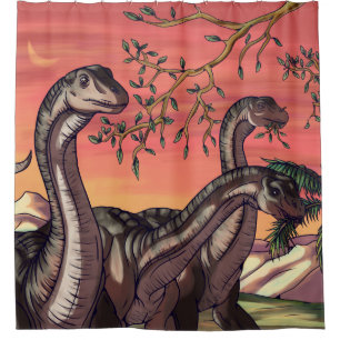 Cortina Para Box Dinossauros em Dusk