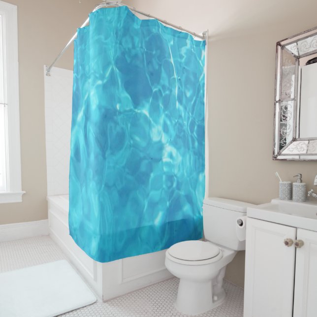 Cortina Para Box Diversão de água piscina | Azul | (In Situ)