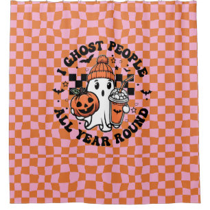 Cortina Para Box Doces de Halloween Fantasma Engraçado Fofo