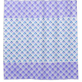 Cortina Para Box Dois triângulos azuis