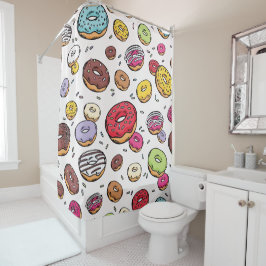 Cortina Para Box Donuts seamless pattern