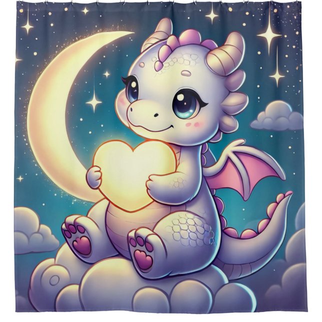 Cortina Para Box Dragon Moon Heart (Frente)