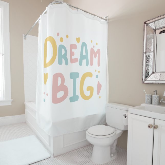 Cortina Para Box Dream Big Pastel Hearts (In Situ)