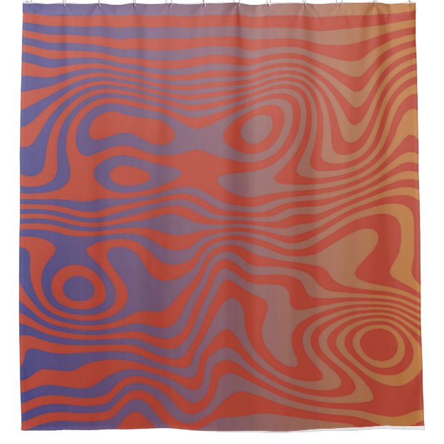 Cortina Para Box Dream Flow l Abstract Trippy Pattern - No. 01  (Frente)