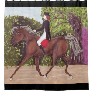 Cortina Para Box Dressage Horse Estilo inglês de equitação chá
