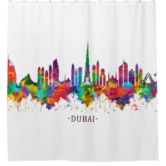 Cortina Para Box Dubai UAE Skyline (Frente)
