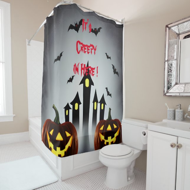 Cortina Para Box É assustador aqui (In Situ)