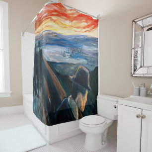 Cortina Para Box Edvard Munch - Humor Doente no Sunset, Desespero 1