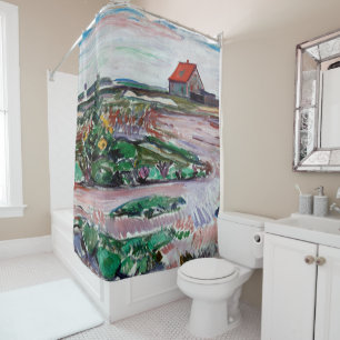 Cortina Para Box Edvard Munch - Seashore. Paisagem perto de Lubeck