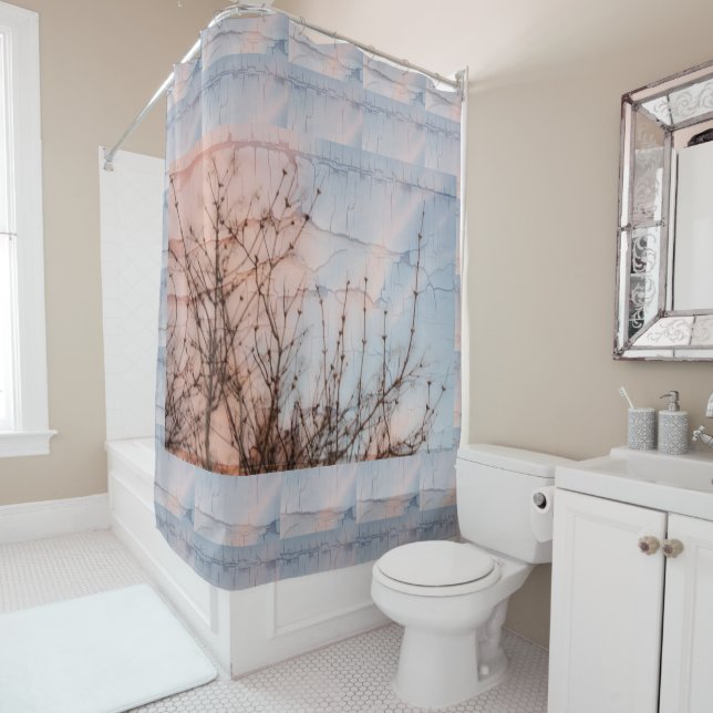 Cortina Para Box Elder Branches Silhouette (In Situ)