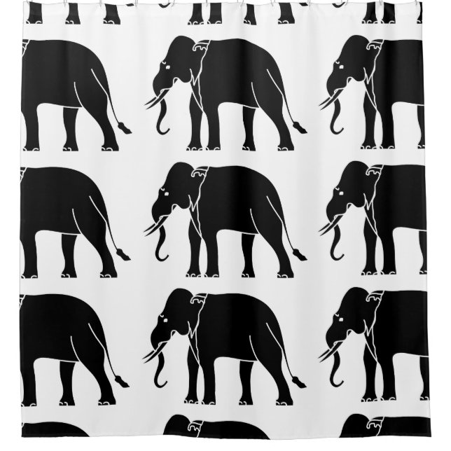 Cortina Para Box Elefante Siamês (Frente)