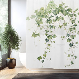 Cortina Para Box Elegância Ivy League em Aquarela