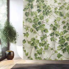 Cortina Para Box Elegância Ivy League em Aquarela