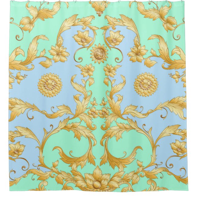 Cortina Para Box Elegância Renascentista Barroco Rococo (Frente)