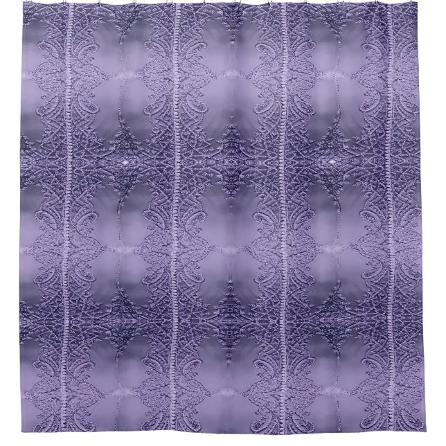 Cortina Para Box Elegância Roxa (Frente)