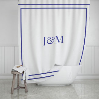Cortina Para Box Elegant Hotel Chic Stylish Monogram Ampersand