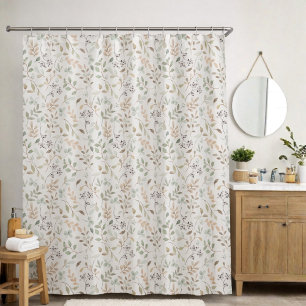 Cortina Para Box Elegante Boho Flor Silvestre 