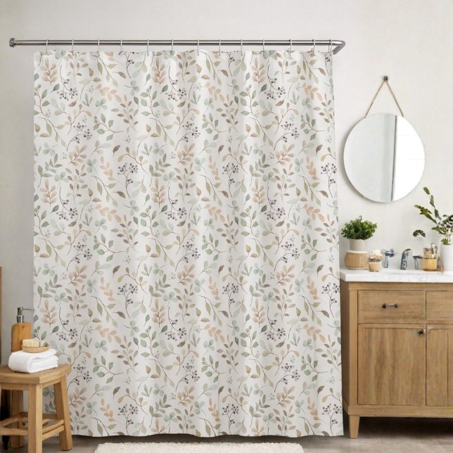Cortina Para Box Elegante Boho Flor Silvestre  (Criador carregado)
