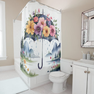 Cortina Para Box Elegante, moderna decoração doméstica, guarda-chuv