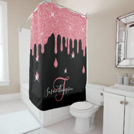 Cortina Para Box Elegante personalizado cor-de-rosa com efeito bril