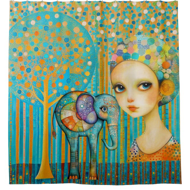Cortina Para Box Elephant Charm (Frente)