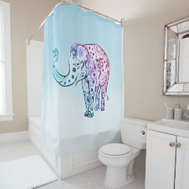 Cortina Para Box Elephant Paisley Cute