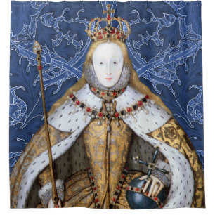 Cortina Para Box Elizabeth Tudor, Rainha da Inglaterra