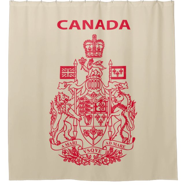 Cortina Para Box emblema nacional do Canadá (Frente)