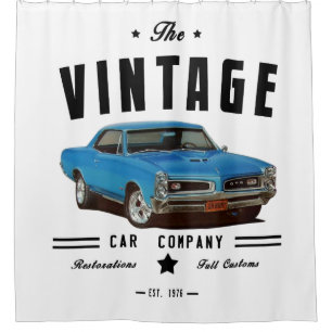 Cortina Para Box Empresa de carro vintage GTO