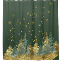 Enchanting Forest Woodland Shower Curtain