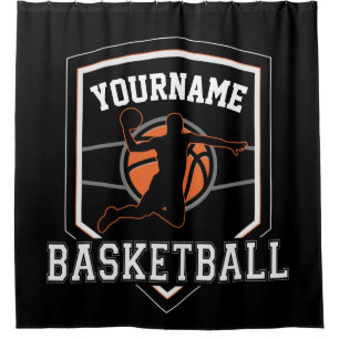 Cortina Para Box Equipe Personalizada de Jogador de Basquete
