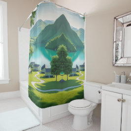 Cortina Para Box "Escape alpino: Atualize seus sentidos a cada Chá"