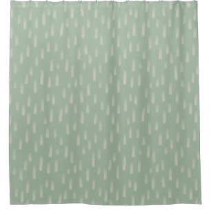 Cortina Para Box Escovas Aleatórias Modernas, Beige, Sage Green
