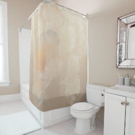 Cortina Para Box Esmagamento de Arte Gráfica Abstrato do Ginkgo Bil