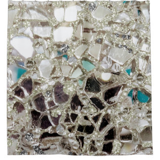 Cortina Para Box Espelho, Vidro e Espelhos de Prata Espontada