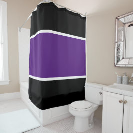Cortina Para Box Esportivo Atlético Roxo Real Branco Listras Pretas