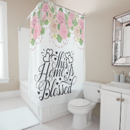 Cortina Para Box Esta Casa É Abençoada