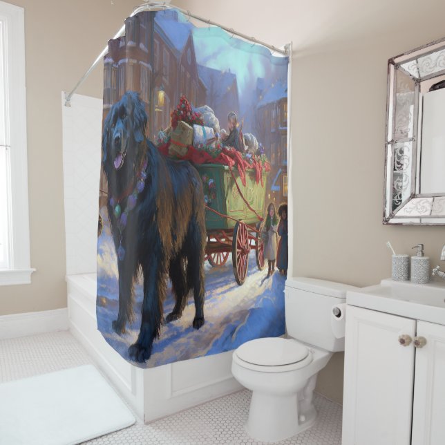 Cortina Para Box Estação Festiva de Natal da Terra Nova (In Situ)