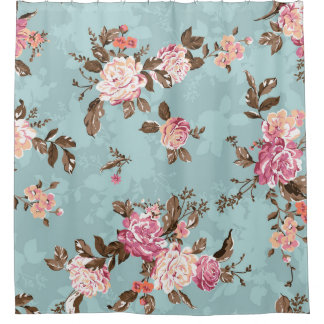 Cortina Para Box estampagem em forma de flor, design, ilustração, a