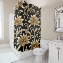 Cortina Para Box Estilo Flora Goldish