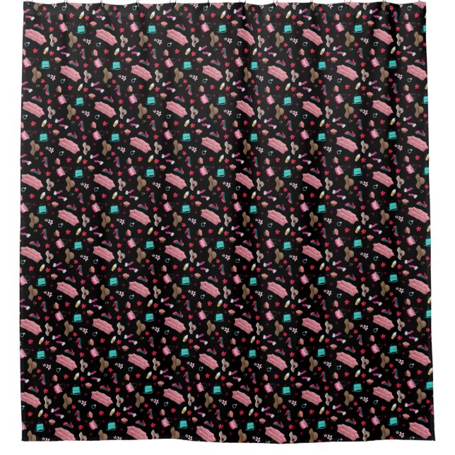 Cortina Para Box Estilo Menina (Frente)