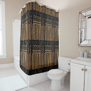 Cortina Para Box Estilo Tribal Afrocêntrico Contemporâneo
