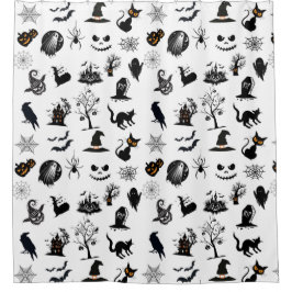 Cortina Para Box Estranho, mas Dia de as Bruxas engraçado