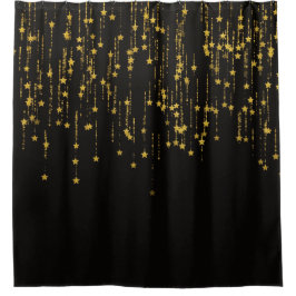 Cortina Para Box Estrelas Ouros