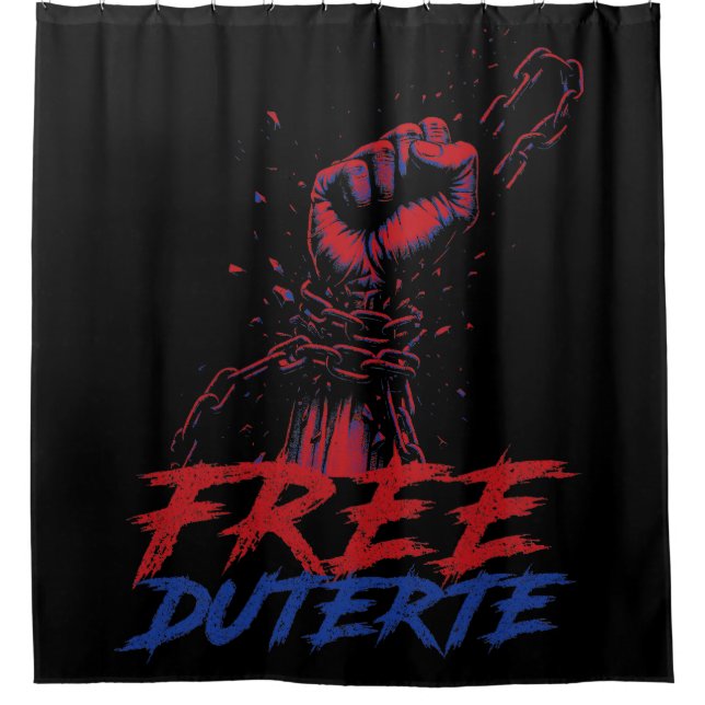 Cortina Para Box Eu Defendo Duterte Free DU30 Duterte (Frente)