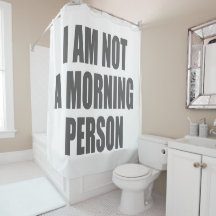 Eu não sou uma pessoa matinal