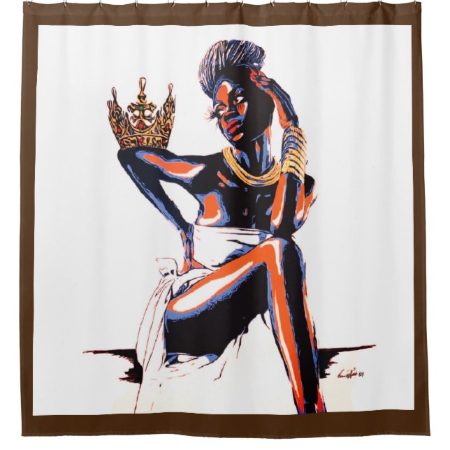 Cortina Para Box Eu Não Vou Acalmar-Me! - (Frente)