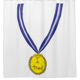 Cortina Para Box Eu Tentei Medalha
